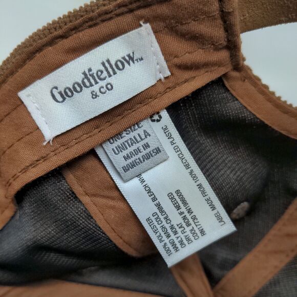 Goodfellow & Co Men's Slideback Hat Brown Size OS Blank Corduroy - Picture 10 of 11